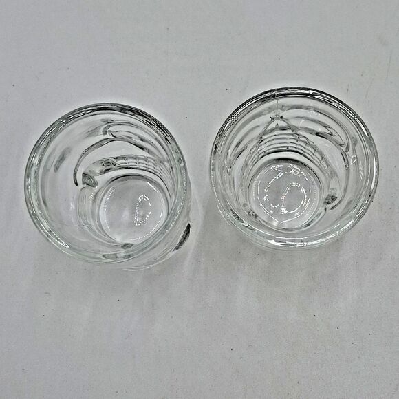 Skull Shot Glasses Set of 2 Home Bar Clear Glass Barware Liquor - Picture 7 of 7